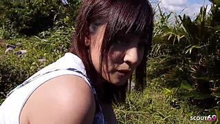 Petite Japanese Girl Seduces To Outdoor Adventure During Holiday Trip In Uncensored Jav