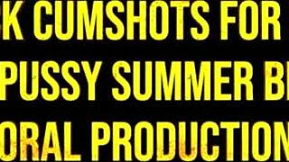 Raven-Haired Babe Summer Brooks Bounces Her Huge Tits on a Cock!