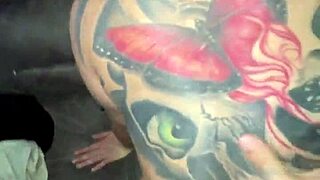 this girl with split tongue deepthroats me and lets me cum on her face