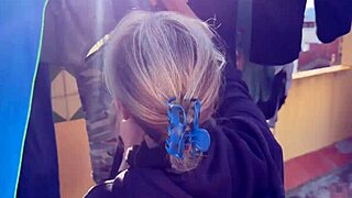 Accidental Homemade Sex With The Neighbour Cum In My Mouth Blowjob In The Laundry Room