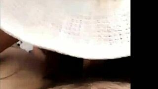 Wife sucks husband until he cums in her mouth