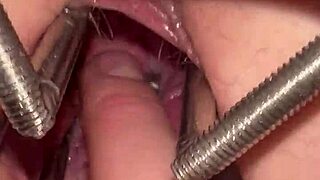 Fist Queen Gets Pussy Stretched With Metal Ring 😏