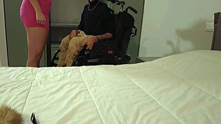 Francesca, I's taking submission lessons from the disabled coach