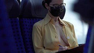business slave wife braless and downblouse in public