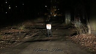 autumn naked walk in public exhibition