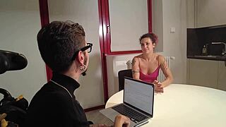 Francesca, I's taking submission lessons from the disabled coach