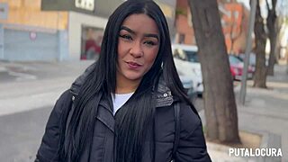 putalocura - pillada a la venezolana culona ambar bunny termina con un rico creampie