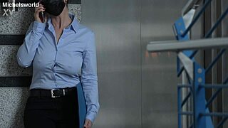 business slave wife braless and downblouse in public