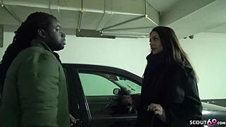 Petite Young German Teen Pays For Ride With Rough Hardcore Fuck From Bimbo Driver In Public!