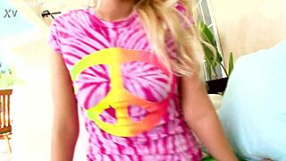 Vanessa Cage Gives Big Cock Pov Blowjob and Swallows Cum