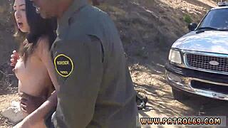 Cop partner and cop deepthroat latina babe fucked by the law