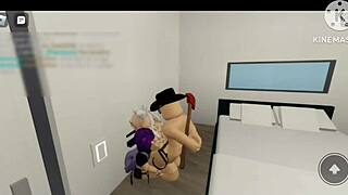 Comendo Duas Putas - Roblox Brookhaven