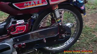 Begged for Attention After Washing Motorcycle