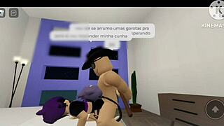 Comendo Duas Putas - Roblox Brookhaven