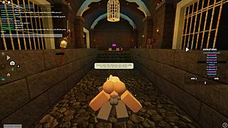 hey, blonde whore in roblox, getting anal fucked rough with blowjob and cum