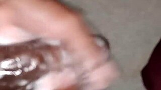 superdarius guy does a quick jerk off before bedtime, cumming sloppy