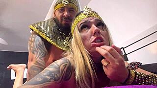 Intense sensation as cock pulses inside, cumming in pussy and ass