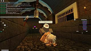 hey, blonde whore in roblox, getting anal fucked rough with blowjob and cum