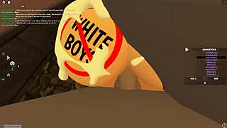 hey, blonde whore in roblox, getting anal fucked rough with blowjob and cum