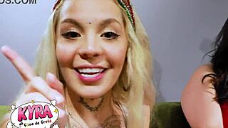 pri melancia expresses emotions in sheer red outfit