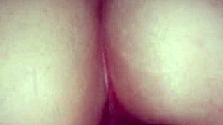 big white ass riding thin white cock