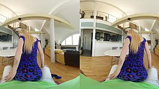 czech vr 373 - mesmerizing blonde horny for your cock