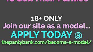 huge amateur squirt orgasm while riding her thick dildo like a slut from a beautiful middle-eastern milf the panty bank - used panties