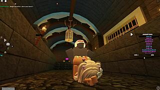 hey, blonde whore in roblox, getting anal fucked rough with blowjob and cum