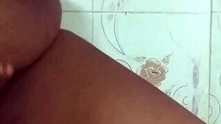 Horny Wife Rubs Shaved Pussy Hard