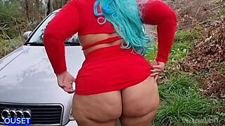 Huge Ass Latina Fucked In Car