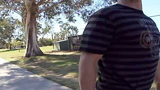 Mature wife with big tits, watch your husband cuckold you with anal and blowjob