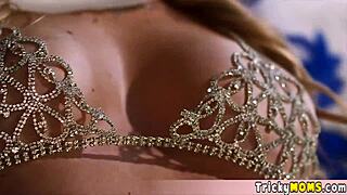 Busty Madison wants to play a weird game with me in her sexy angel costume?