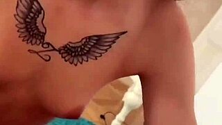 Petite brunette teen 18+ model with natural tits - rimming deepthroat and messy cum on face 😈