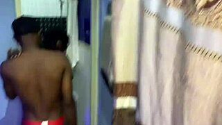 Gateman fucks house girl till creampie fills pussy