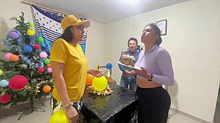 Real Homemade Threesome Between Friends Two Women And A Man