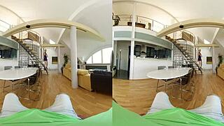 czech vr 373 - mesmerizing blonde horny for your cock