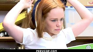 ella hughes detained for stealing gets fucked by store manager