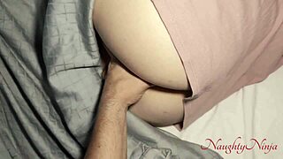 Mature Woman Allows Sleeping In Bed Due To Creepy Noises Outside