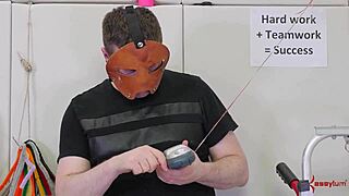 Bound Submissive Teen Gets Throat Fucked and Succumbs to Dom in Bdsm Domination