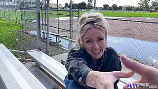 MILFTRIP BLONDE MILF SADIE SUMMERS MAKES FIRST ONSCREEN FUCK FILM!