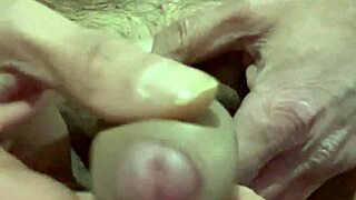 I masturbate playin with foreskin n balls shootin my load