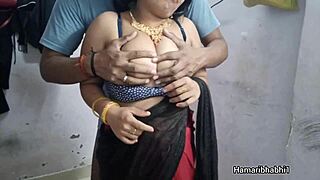 Indian desi bhabhi having sex in saree