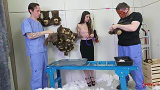 Bound Submissive Teen Gets Throat Fucked and Succumbs to Dom in Bdsm Domination