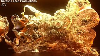 Camila Cooper's intense anal with big dick causes prolapse and squirt