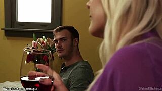 Milf dominates husband with young lover