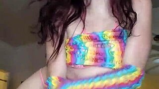 nikki knightly's perky striptease tease