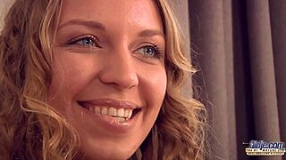 Blonde Beauty Engulfs Elderly Gentleman's Shaft Deep Inside Her Snug Vagina, Then Gulps His Load