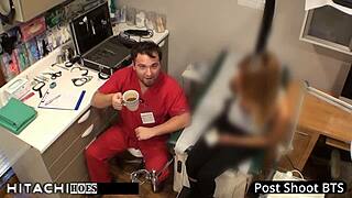 human guinea pig gets mandatory hitachi orgasms from doctor-tampa - maria santos