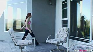 Skinny Redhead Elle Alexandra Interacts Intimately With Sexy Brunette Dani Daniels