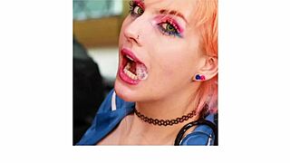 student reluctant bottom inspection turns into exhibitionist foreplay.